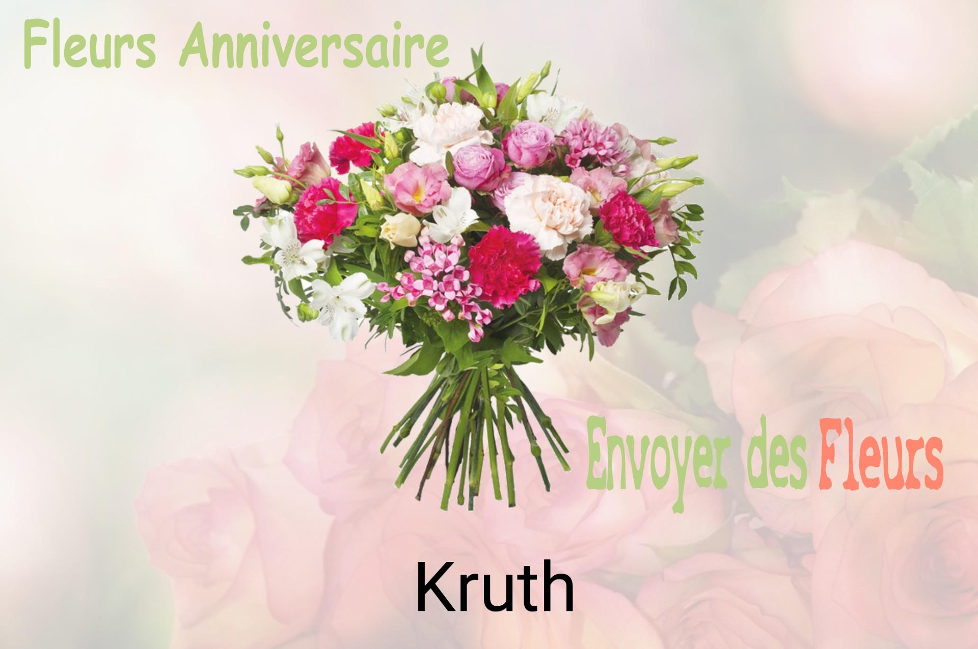 Bouquet de fleurs d’anniversaire livré à Kruth